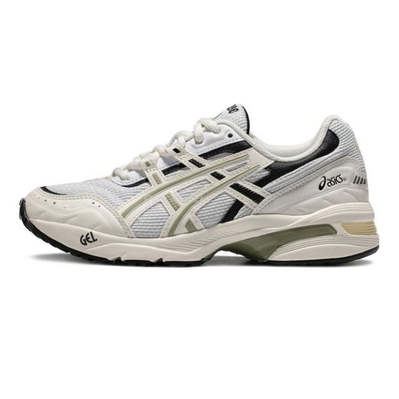 Asics Gel 1090 Grey Beige Birch French Blue White Sage Silver Cream Brown Silver Cream Gray Blue (26) - newkick.cc